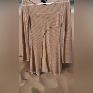 Women's Small Mesh Sheer See Through Summer Mini  Dress Bikini Cover Up USA-made